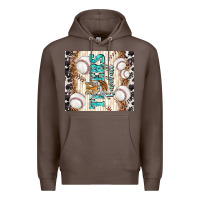 Coffee tigers baseball with tiger Premium Hoodie - TumblerDesignByShophia