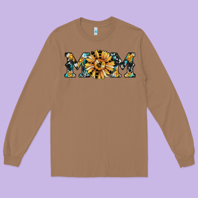 Mom Long Sleeve Tee Designed By Jahusdesignshop
