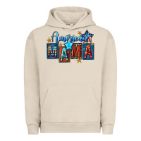 Pigment French Oak American mama 4th of july Urban Hoodie - FaDigitalArtStudio