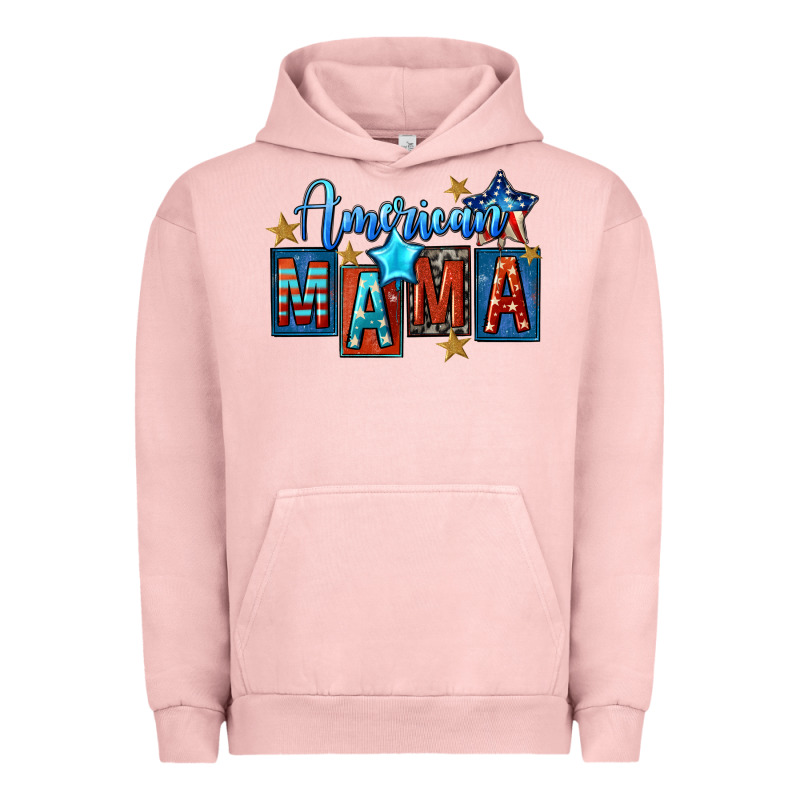 American Mama 4th Of July Urban Hoodie by FaDigitalArtStudio | Teevron