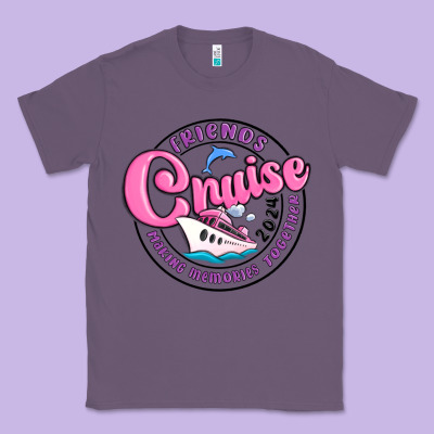 Friends 2024 Cruise Classic Tee Designed By Maliassmallbusiness