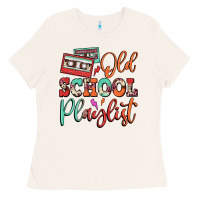 Bone old school playlist cassette Ladies Tee - FaDigitalArtStudio