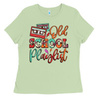 Matcha old school playlist cassette Ladies Tee - FaDigitalArtStudio