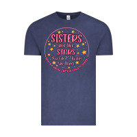 Vintage Denim sisters are like stars you can't always see them Vintage Tee - MaliasSmallBusiness