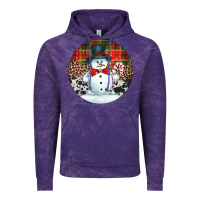 Cloud Purple western snowman christmas ornament Vintage Hoodie - Jasminsmagicworld