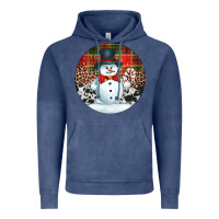 Vintage Denim western snowman christmas ornament Vintage Hoodie - Jasminsmagicworld