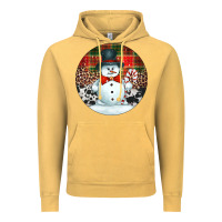 Vintage Mustard western snowman christmas ornament Vintage Hoodie - Jasminsmagicworld
