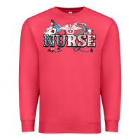 Cardinal American Nurse 4th of july Premium Sweatshirt - HowdyJamesFarm
