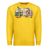 Lemon American Nurse 4th of july Premium Sweatshirt - HowdyJamesFarm