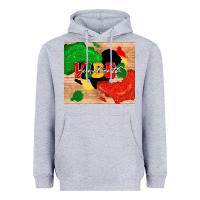Heather Grey juneteenth vibes Heavyweight Hoodie - TumblerDesignByShophia