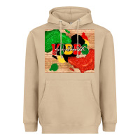 Mushroom juneteenth vibes Heavyweight Hoodie - TumblerDesignByShophia