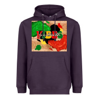 Plum juneteenth vibes Heavyweight Hoodie - TumblerDesignByShophia