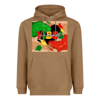 Toasted Coconut juneteenth vibes Heavyweight Hoodie - TumblerDesignByShophia