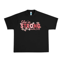 Black she is strong proverbs 31 25 Urban Heavy Tee - MaliasSmallBusiness
