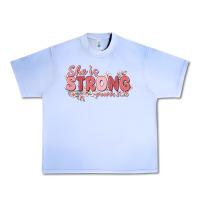 Grape Ice she is strong proverbs 31 25 Urban Heavy Tee - MaliasSmallBusiness