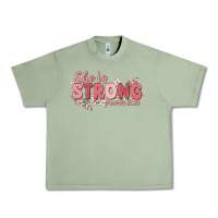 Oil Green she is strong proverbs 31 25 Urban Heavy Tee - MaliasSmallBusiness
