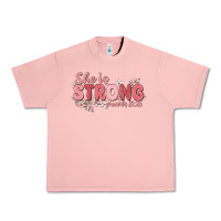Salmon she is strong proverbs 31 25 Urban Heavy Tee - MaliasSmallBusiness