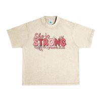 Sandshell she is strong proverbs 31 25 Urban Heavy Tee - MaliasSmallBusiness