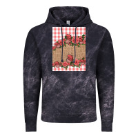 Cloud Black valentines day burlap background Vintage Hoodie - Jasminsmagicworld