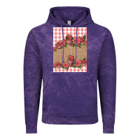 Cloud Purple valentines day burlap background Vintage Hoodie - Jasminsmagicworld