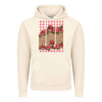 Vintage Artic valentines day burlap background Vintage Hoodie - Jasminsmagicworld