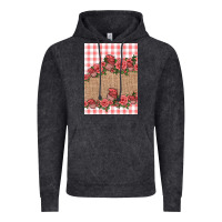 Vintage Black valentines day burlap background Vintage Hoodie - Jasminsmagicworld