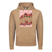Vintage Coffee valentines day burlap background Vintage Hoodie - Jasminsmagicworld
