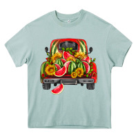 Arona watermelon and truck Heavy Core Tee - HRA Design Shop