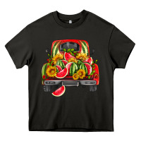 Watermelon And Truck Heavy Core Tee | Teevron