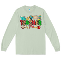 Matcha teacher life Long Sleeve Tee - MaliasSmallBusiness