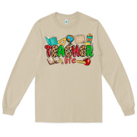 Mushroom teacher life Long Sleeve Tee - MaliasSmallBusiness