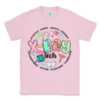 Bubblegum Pink x ray tech Classic Tee - MaliasSmallBusiness