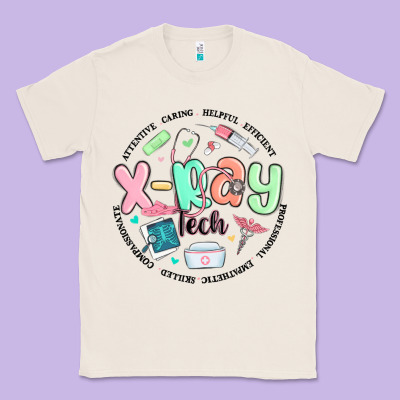 X Ray Tech Classic Tee Designed By Maliassmallbusiness
