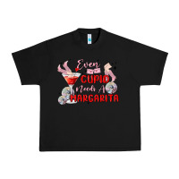 Black even cupid need a margarita Urban Heavy Tee - MaliasSmallBusiness