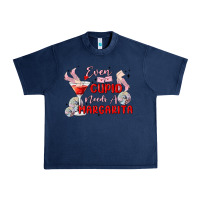 Navy even cupid need a margarita Urban Heavy Tee - MaliasSmallBusiness