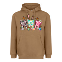 Toasted Coconut Happy Easter Day teeth Heavyweight Hoodie - HowdyJamesFarm