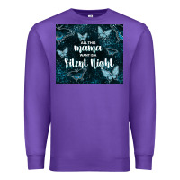Purple all this mama want is a silent night Premium Sweatshirt - TumblerDesignByShophia