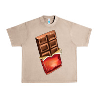 French Oak chocolate Urban Heavy Tee - AdoDesignShop