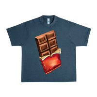 Midnight Navy chocolate Urban Heavy Tee - AdoDesignShop