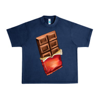 Navy chocolate Urban Heavy Tee - AdoDesignShop