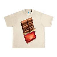 Sandshell chocolate Urban Heavy Tee - AdoDesignShop