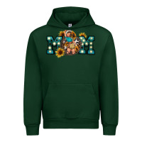 Forest Green Western Mom Mother's Day Urban Hoodie - FaDigitalArtStudio