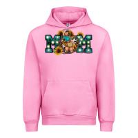 Fuchsia Pink Western Mom Mother's Day Urban Hoodie - FaDigitalArtStudio