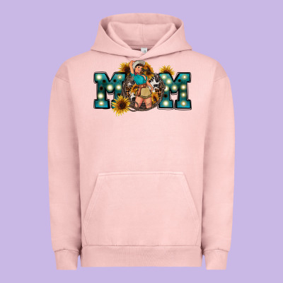 Western Mom Mother's Day Urban Hoodie Designed By Fadigitalartstudio