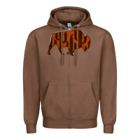 Chestnut Red Cactus Bison Silhouette Zipper Hoodie - Bettercallsaul