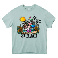Arona hello summer Heavy Core Tee - CowhideDigitalArt