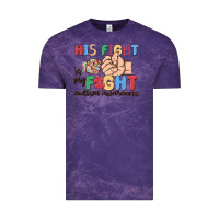 His Fight Is My Fight Autism Awareness Vintage Tee | Teevron