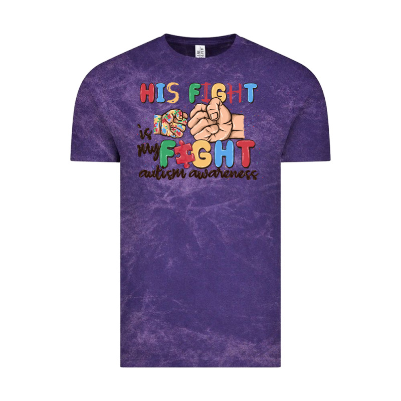 His Fight Is My Fight Autism Awareness Vintage Tee by MaliasSmallBusiness | Teevron
