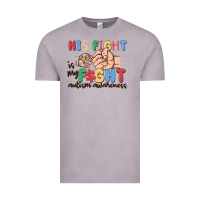 Vintage Zinc his fight is my fight autism awareness Vintage Tee - MaliasSmallBusiness