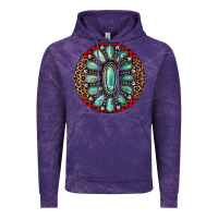 Cloud Purple turquoise gemstone christmas ornament Vintage Hoodie - Jasminsmagicworld